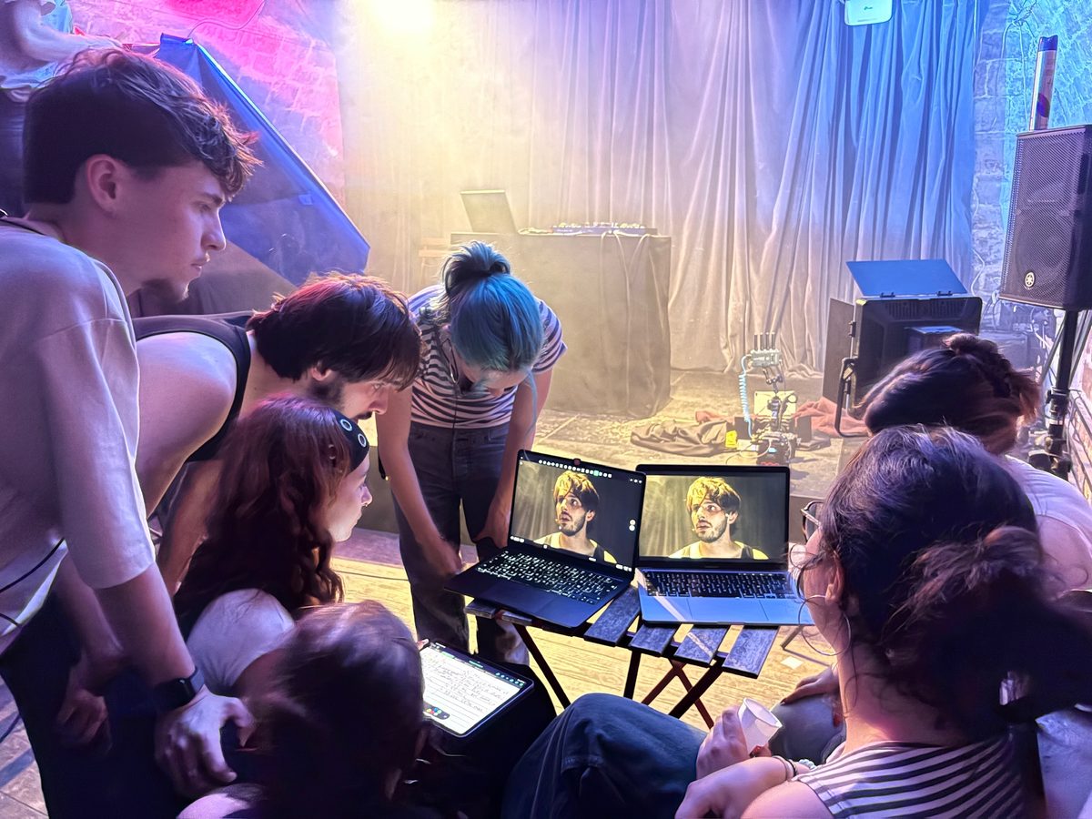 Tournage RIFT — Cabine Bleue